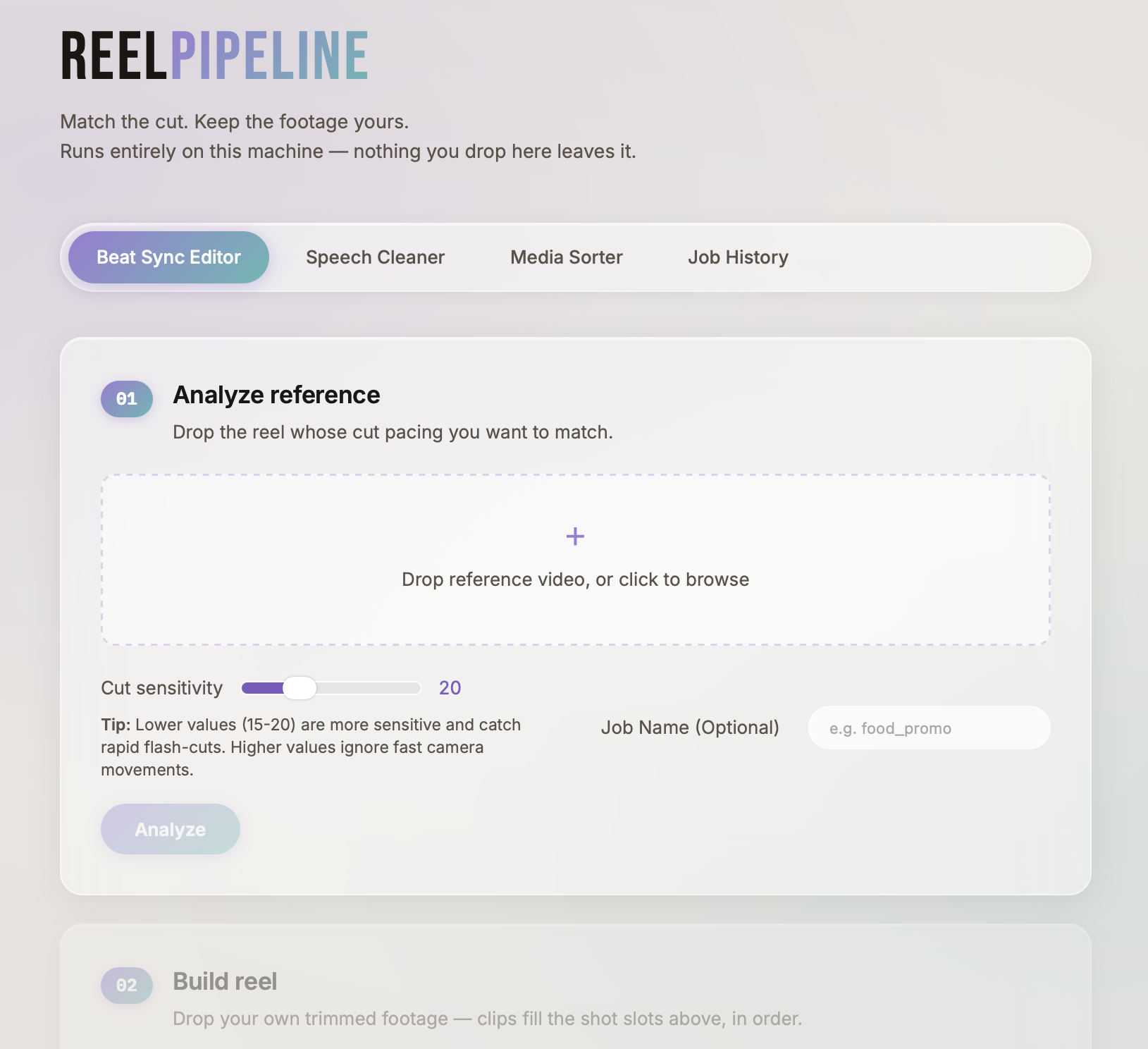 Reel Pipeline